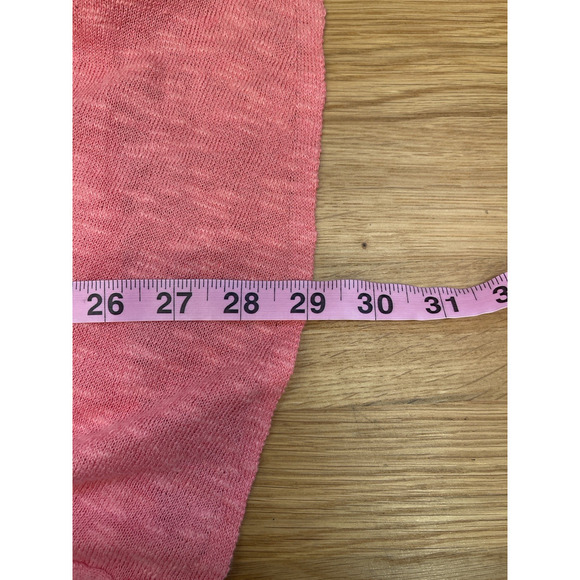 Eileen Fisher Cardigan Sweater Womens Size XL Long Pink Linen Knit Lagenlook - Picture 7 of 7